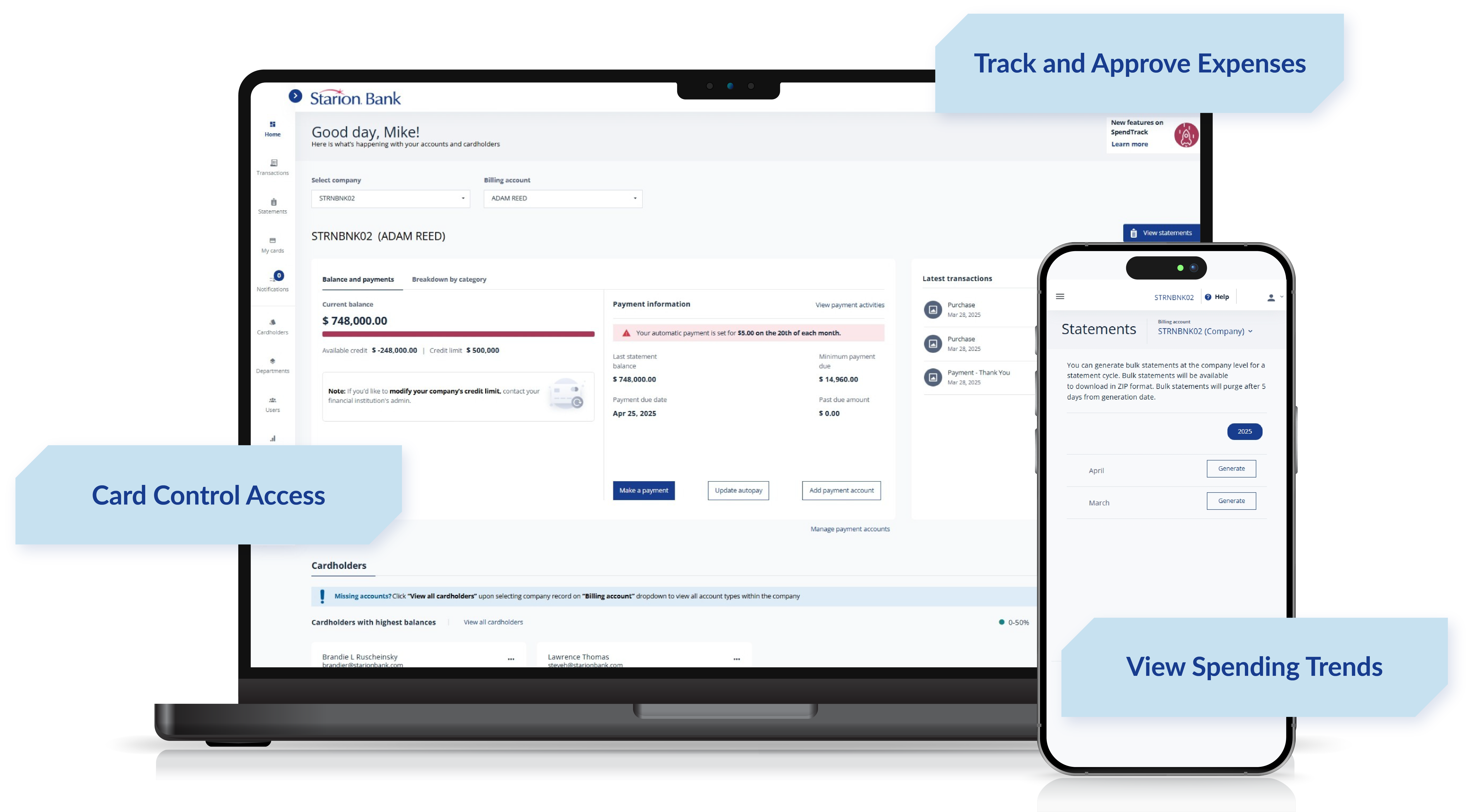 SpendTrack Screens
